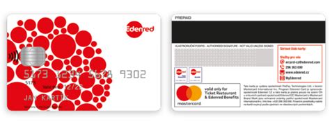 Edenred prepaid card